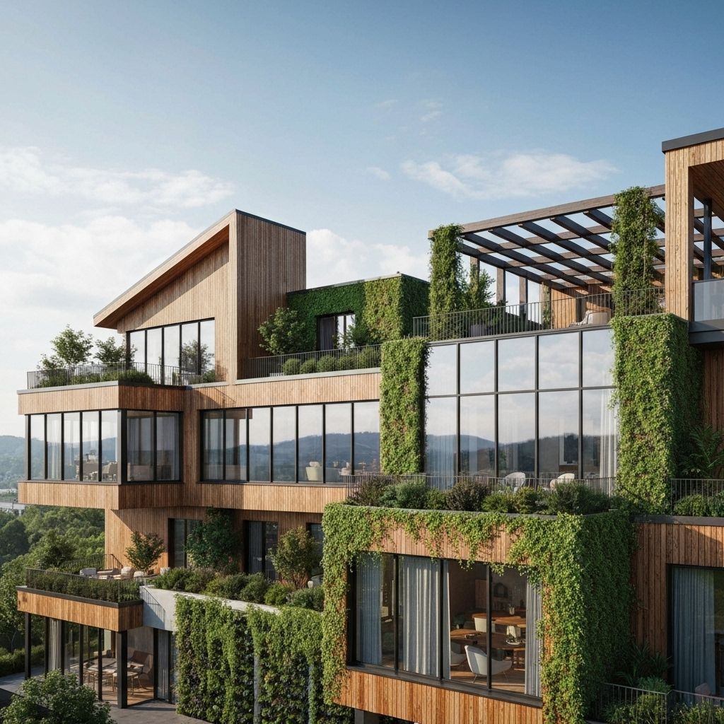 Sustainable architecture showcase